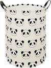 Duyiy Panda Design 19.7 Inch Laundry Storage Basket Organizer Bins For Dirty Cloth With Handle, Toys Nursery Kids Clothes Gift B