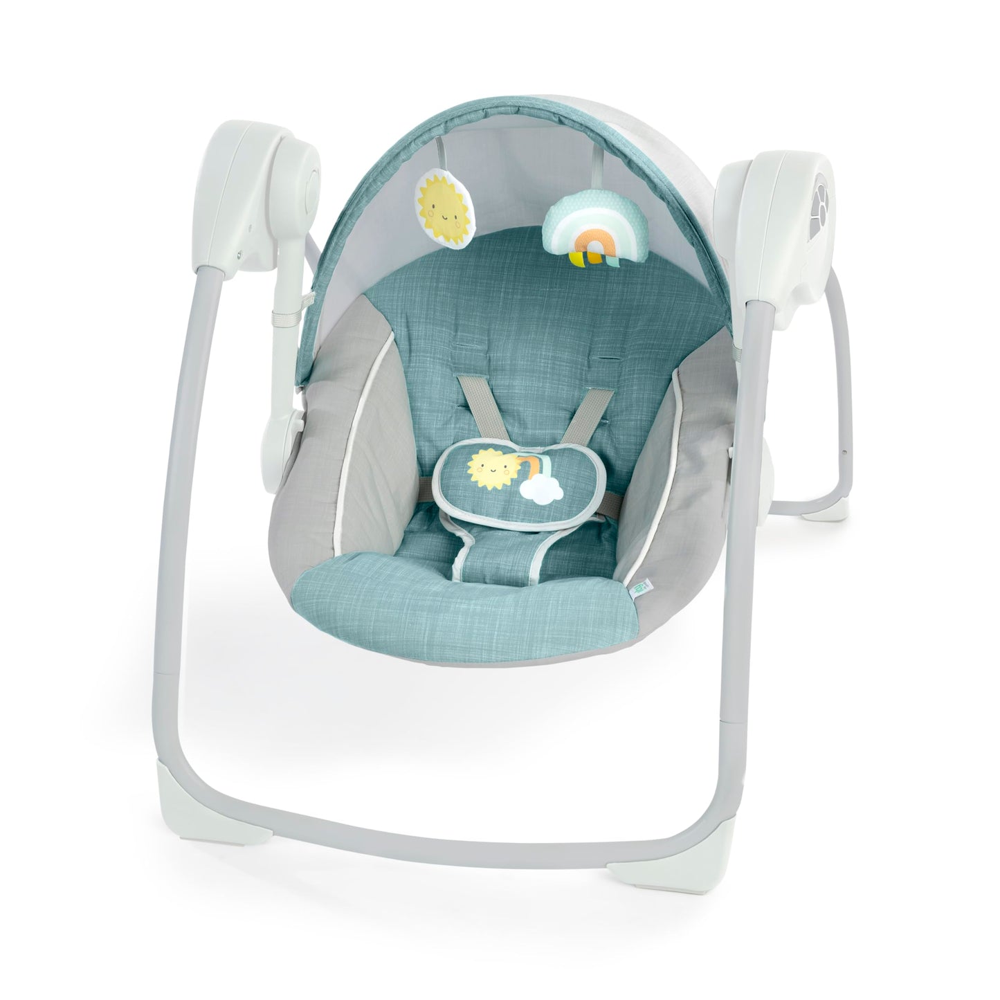 Ingenuity: Ity By Ingenuity Sun Valley Canopy Portable Swing - Canopy, 2 Toys, 2-Position Seat Recline, Unisex, For Ages 0-9 Mon