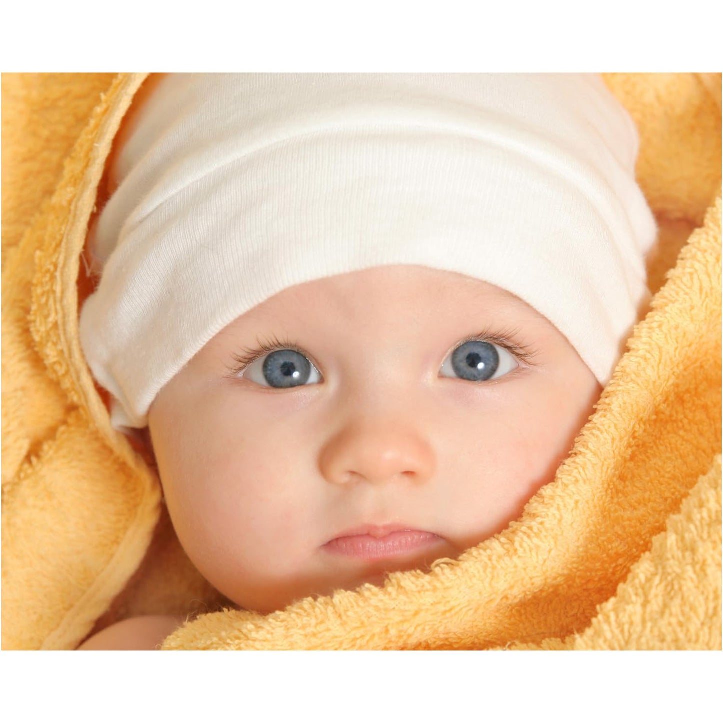 Black & White Baby Caps (Pack Of 5)