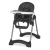 Dream On Me Solid Times High Chair For Babies And Toddlers In Black, Multiple Recline And Height Positions, Lightweight Portable