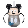 The First Years Disney Mickey Mouse Weighted Straw Cup - Spill Proof Toddler Straw Cups - Transition Sippy Cups - Toddler Feedin