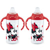 NUK Learner Cup, 10 Oz, Pack of 2, Minnie Mouse - Soft Spout, Easy-Grip Handles, BPA Free, Spill Proof Transition Sippy Cup