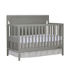 Dream On Me Cape Cod 5-In-1 Convertible Crib In Storm Grey, Greenguard Gold Certified, 55X30X44.5 Inch (Pack Of 1)