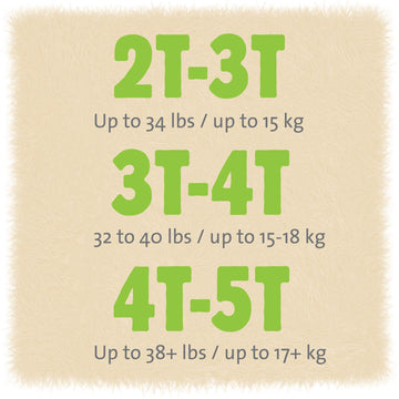 Cuties 2T/3T Potty Training Pants For Girls And Boys, Hypoallergenic With Skin Smart, 104 Count