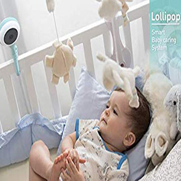 Lollipop Baby Camera With True Crying Detection, Smart Baby Monitor With Camera And Audio With Two Way Talk Back. An Ideal Gift