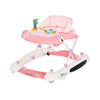 Dream On Me 2-In-1 Aloha Fun Activity Baby Walker In Pink, Easily Convertible Baby Walker, Adjustable Three Position Height Sett