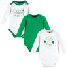 Hudson Baby Unisex Baby Cotton Long-Sleeve Bodysuits Lucky Lady, 9-12 Months