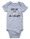 Funnycokid Gender Neutral Baby Meet Me At Midnight Onsies Unisex Newborn Clothes Bottle Unisex Onsies 6-12 Months Baby Boy Cloth