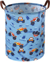 Sanjiaofen Kids Boys Hamper, Kids Laundry Basket Collapsible Monster Truck Storage Baskets For Boy Room Decor,Office,Toy Organiz