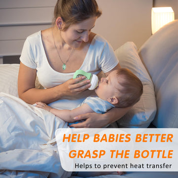 Silicone Sleeves For Avent Glass Natural Baby Bottle,3 Pack Bottles Shatter Proof Bottle Covers,Anti Flow Holder Compatible Baby