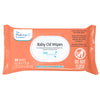 The Pharma-C Company Baby Oil Wipes. (60 Wipes) Enriched With Almond And Sunflower Oils, Aloe And Vitamin E.