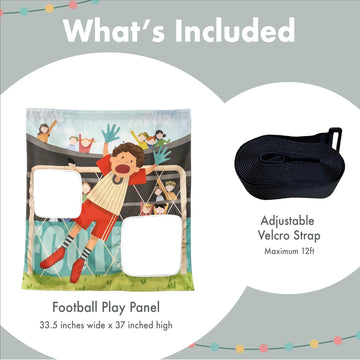 Play Panel For Kids Play Couch Childrens Foam Sofa Modular Play Panel For Toddler (Sofa Not Included) (Soccer Play)