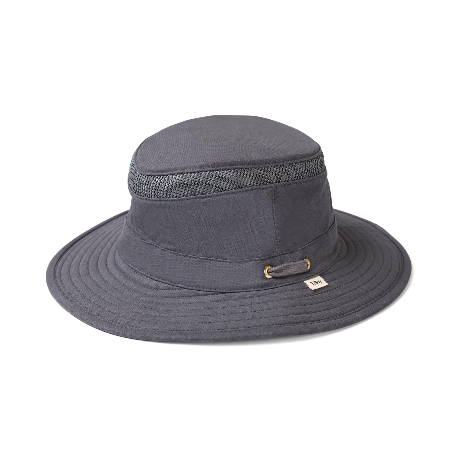 Tilley Baby Girls Airflo Organic Sun Hat, Grey, 7 3/8 Us