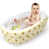 Mink Newborn To Toddler Bath Tub,Inflatable Baby Bathtub With Built-In Air Pump,Portable Travel Shower Basin With Back Support,