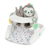 Ingenuity Prop Spot Learn-To-Sit Floor Seat For Baby, Removable Tray, 2 Linkable Toys, Tummy Time Mat, Unisex, For Ages 4-12 Mon
