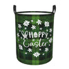 Pevtufa Happy Easter Foldable Laundry Basket Organizer,Fabric Clothes Toy Storage Basket Nursery Hamper Storage Bin For Househol