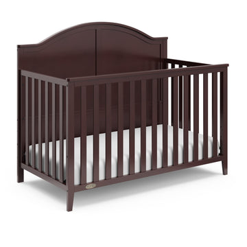 Graco Wilfred 5-In-1 Convertible Crib (Espresso) - Greenguard Gold Certified, Converts To Toddler Bed And Full-Size Bed, Fits St
