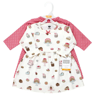 Hudson Baby Infant And Toddler Girl Cotton Dresses, Sweet Bakery, 12-18 Months