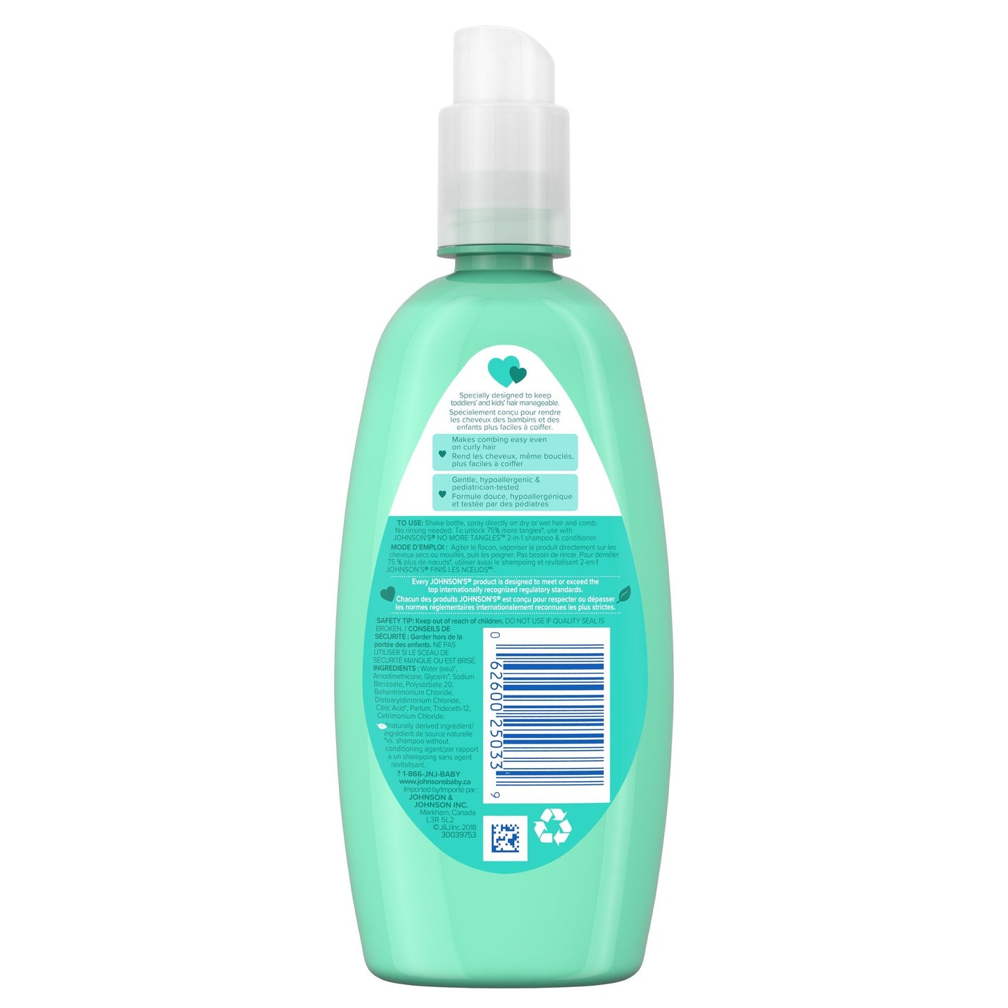 Johnson'S Baby No More Tangles Detangling Spray, 10 Ounce