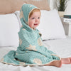 Hardnok Ultra-Soft Muslin Baby Hooded Towel - 32 X 32 Inches, Ideal For Bath & Beach, Suitable For Both Boys & Girls From Newbor