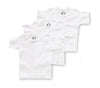 Gerber Brand 3 Pack White Pullon Short Sleeve Shirt, 0-3 Months