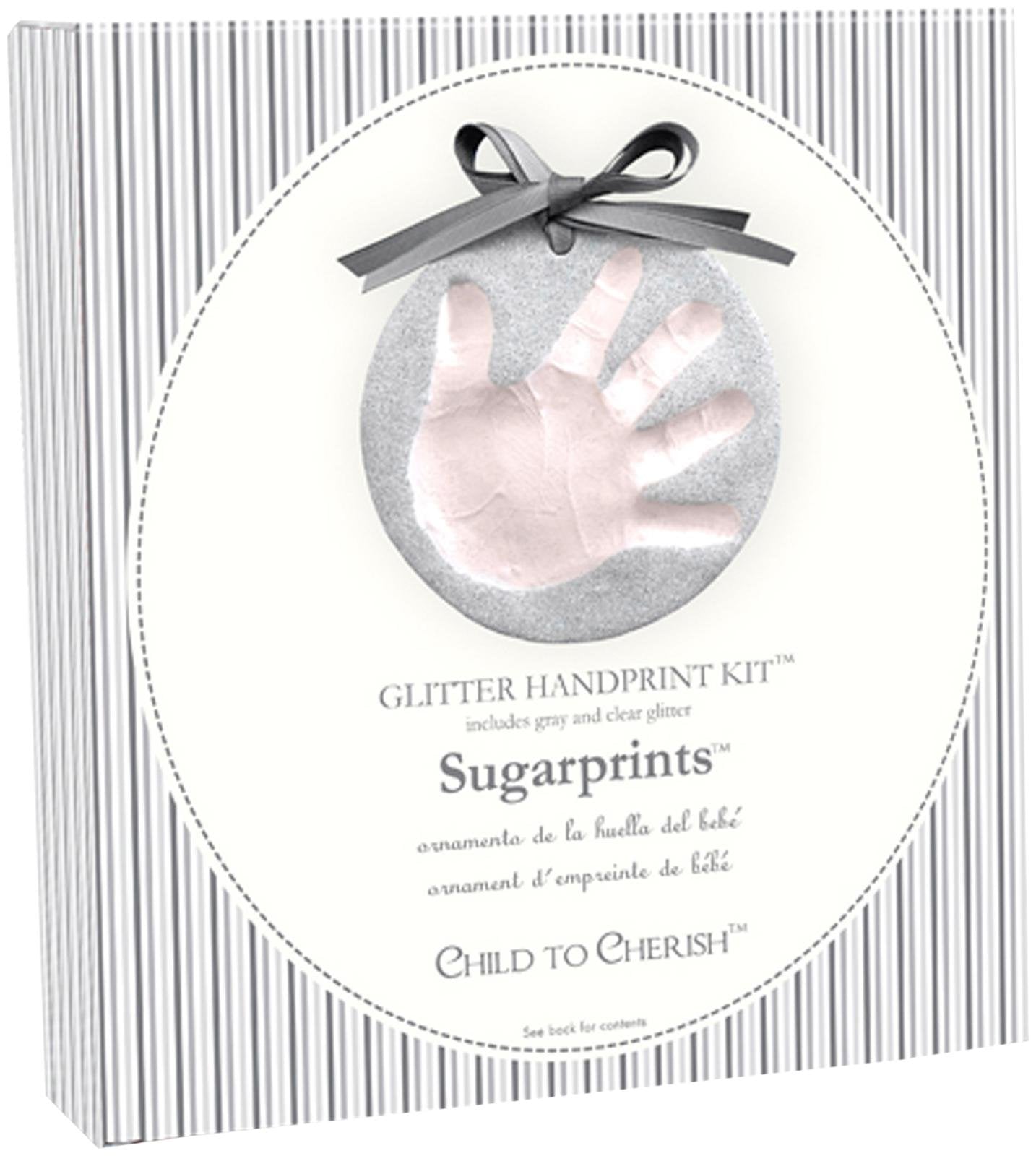 Child To Cherish Sugarprints Handprint Kit, Grey