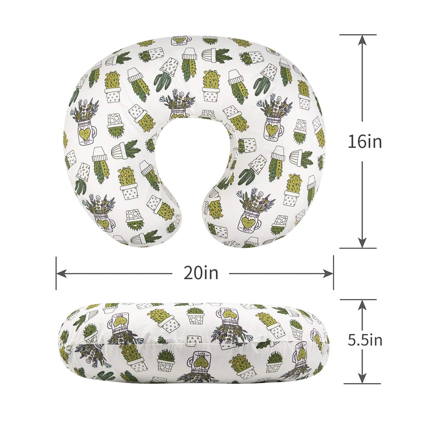 Alvababy Nursing Pillow Cover Slipcover Soft And Comfortable Feathers Design Maternity Breastfeeding Newborn Infant Feeding Cush