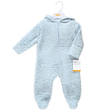 Hudson Baby Unisex Baby Fleece Sleep And Play, Lt Blue, 18-24 Months