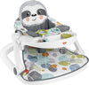 Fisher-Price Portable Baby Chair Sit-Me-Up Floor Seat With Snack Tray, Developmental Toys & Washable Seat Pad, Cute Sloth