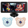 Suvoit Baby Car Camera Backseat,6.86 ' Display Monitor,Hd 1080P,Clear Wide View,Ir Night Vision,Rear Facing Seat Camera For 2-K