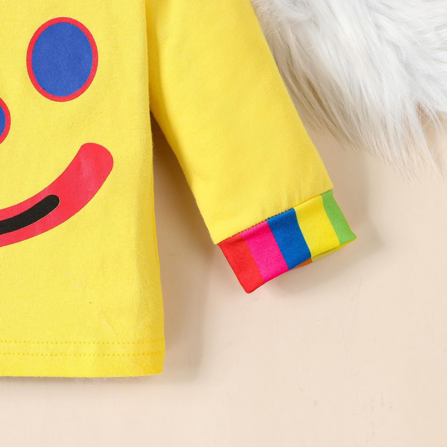 Vinuoker Baby Boy Halloween Clothes Halloween Clown Outfits,Infant Baby Funny Clown Costume Fall Winter Clothes