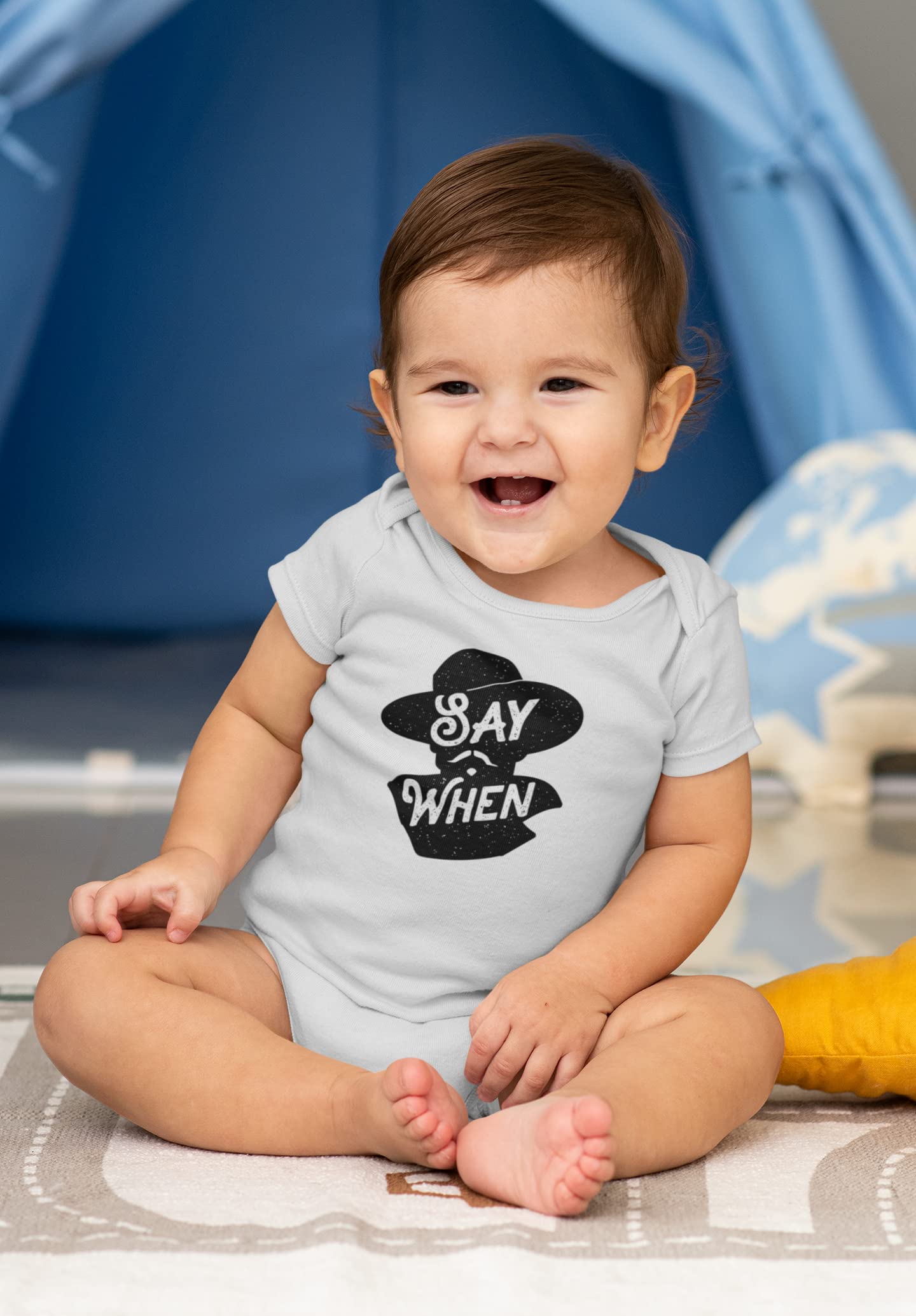 Say When Infant Bodysuit Doc Holliday Unisex Baby Girl Boy Clothes Outfits Black 6M