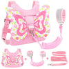 Accmor Toddler Harness Leash, 3 In 1 Cute Butterfly Kids Leash + Anti Lost Wrist Link, Adorable Child Walking Harness Wristband