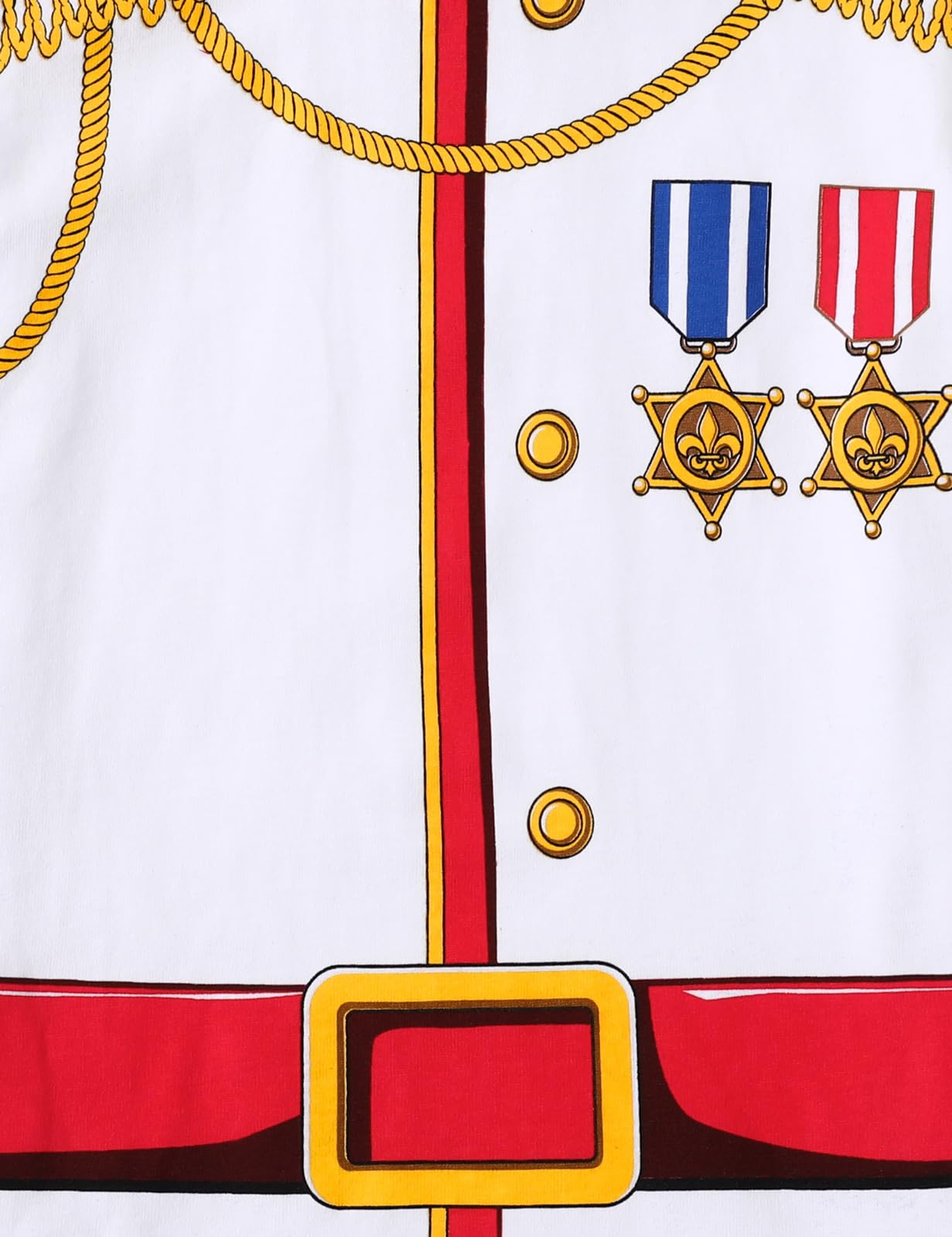 Cosland Toddler Prince Shirt Little Boys Halloween Costume, White, 2T