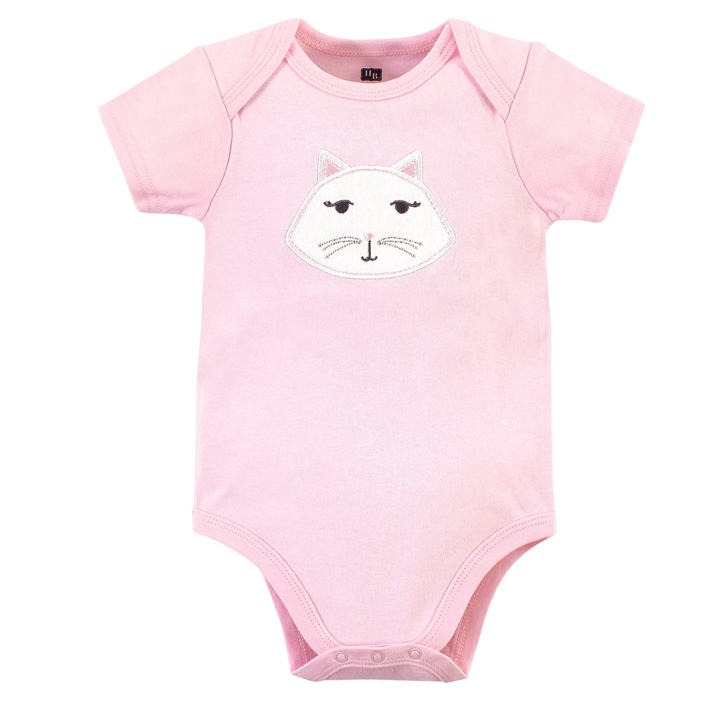 Hudson Baby Unisex Cotton Bodysuits, Kitty, 6-9 Months