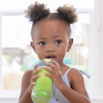 Chicco Double-Wall Insulated Flip-Top Sippy Cup With Silicone Straw And Spill-Free Lid 9Oz.| Top-Rack Dishwasher Safe | Easy To