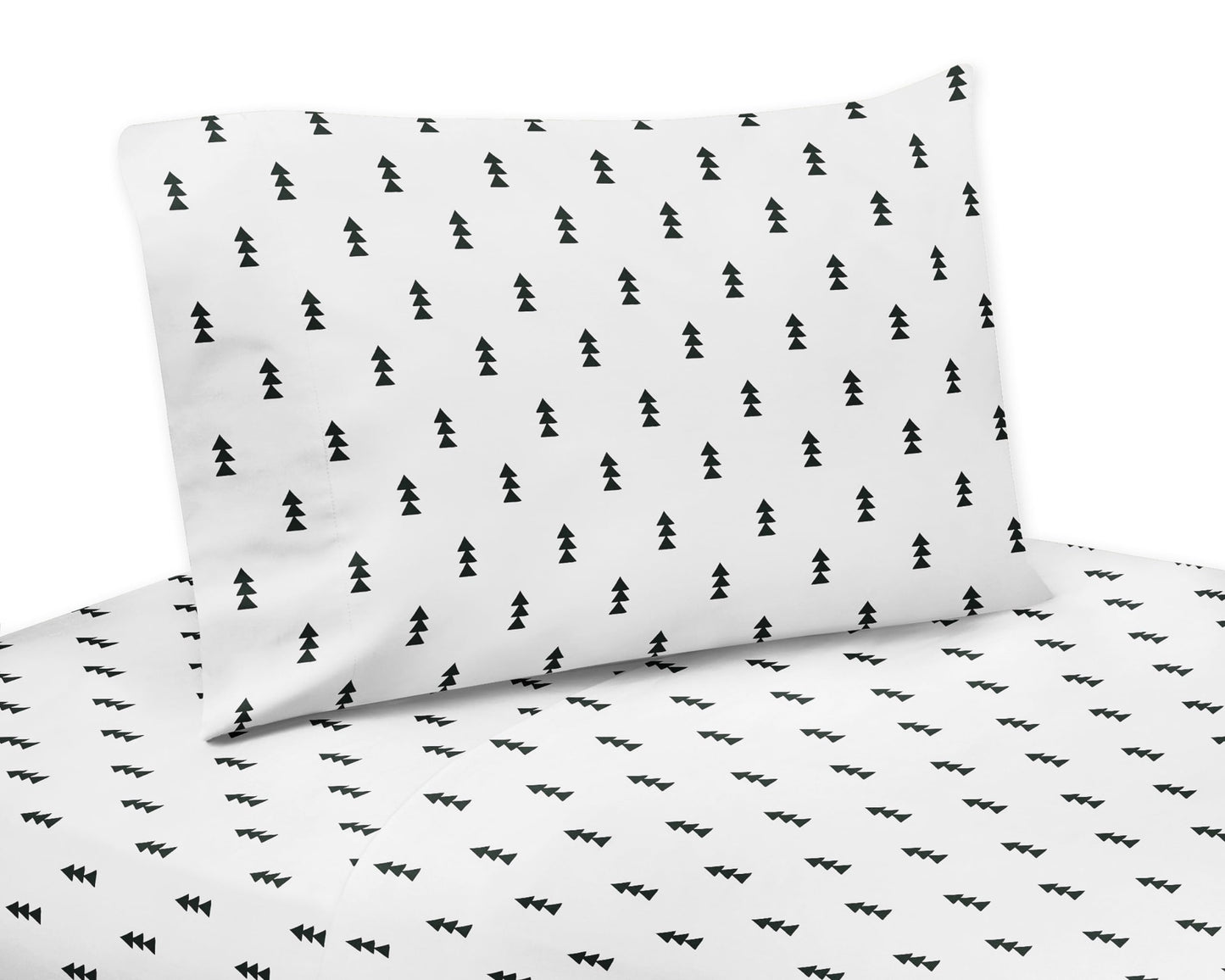 Bear Mountain Watercolor Boy Toddler Kid Childrens Bedding Set By Sweet Jojo Designs - 5 Pieces Comforter, Sham And Sheets