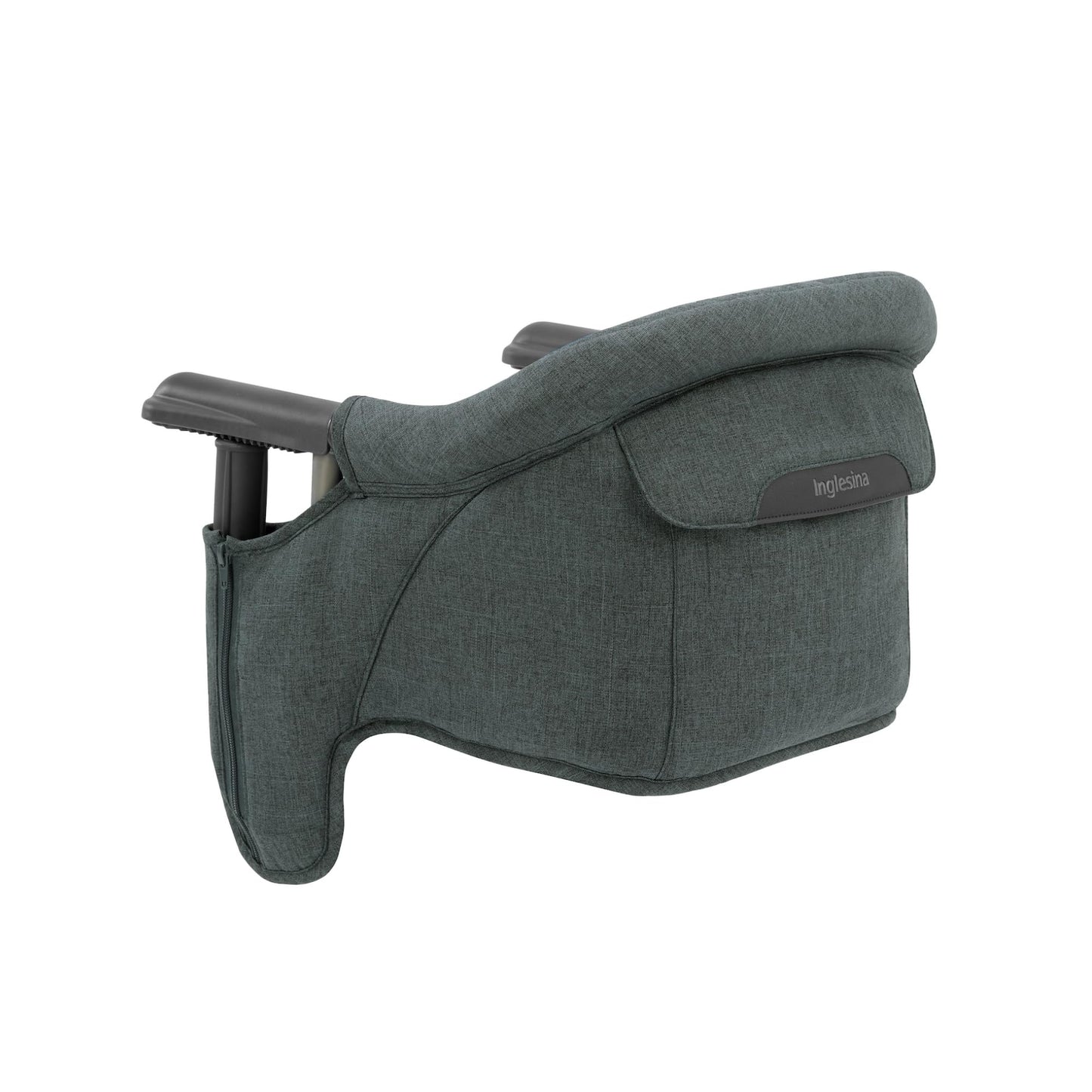 Inglesina Fast Table Chair, Charcoal Gray Melange - Portable Baby High Chair - for Babies & Toddlers up to 37 lbs - Fits Tables