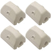 Safety 1St Outlet Cover/Cord Shortner, White, 4Pk