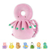 JunNeng Baby Head Protector Backpack, Toddler Fall Head Protection Cushion, Pink Octopus