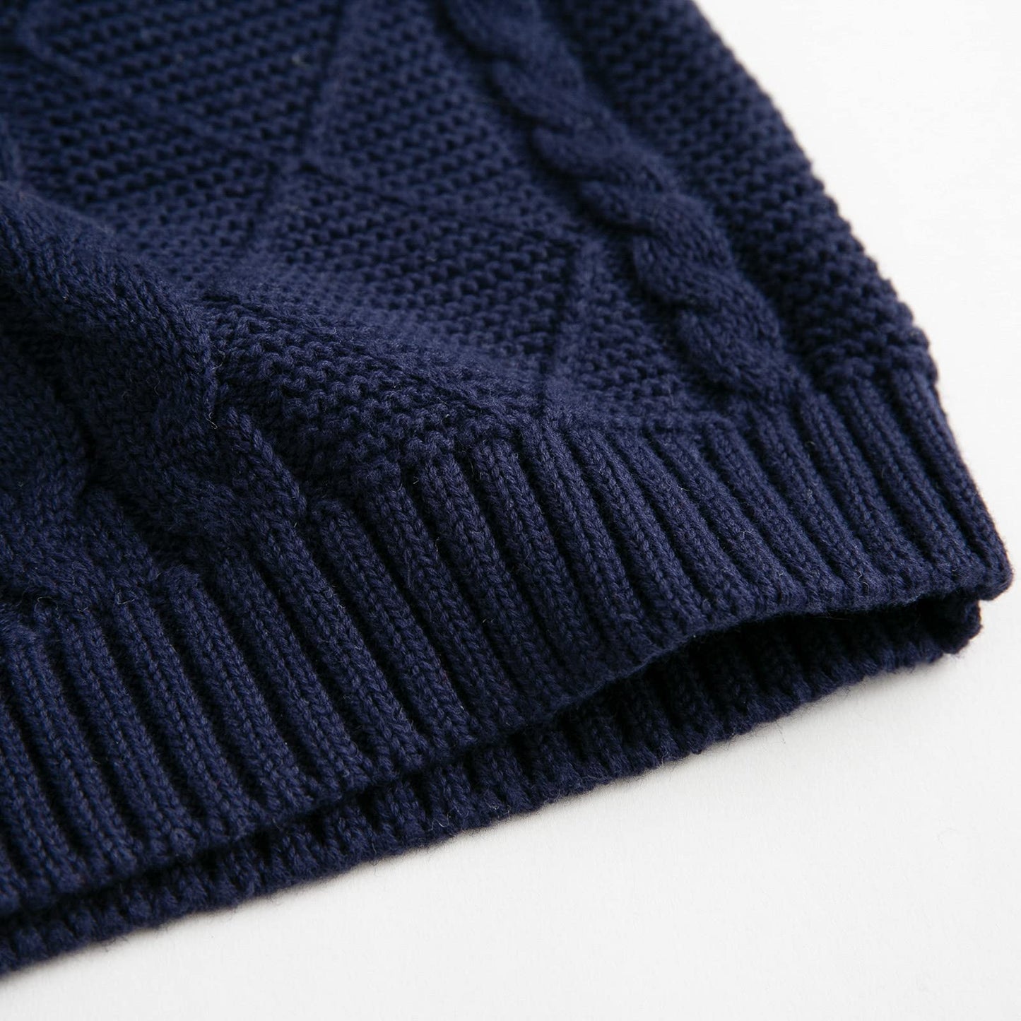 Curipeer Baby Boys' Girls' Cable Knit Sweater Long Sleeve Solid Pullover Toddler Crew Neck Fall 2-3Y