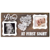 Yudarte Pregnancy Announcements Baby Ultrasound Picture Frame - New Mom First Time Parents Keepsake Gifts - Love At First Sight