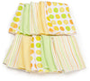 Spasilk Washcloth Wipes Set For Newborn Boys And Girls, Soft Terry Washcloth Set, Pack Of 10, Yellow Dots