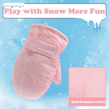 Sarfel Toddler Gloves 3T Toddler Mittens Toddler Waterproof Gloves Toddler Ski Gloves Toddler Winter Gloves Toddler Girl Gloves