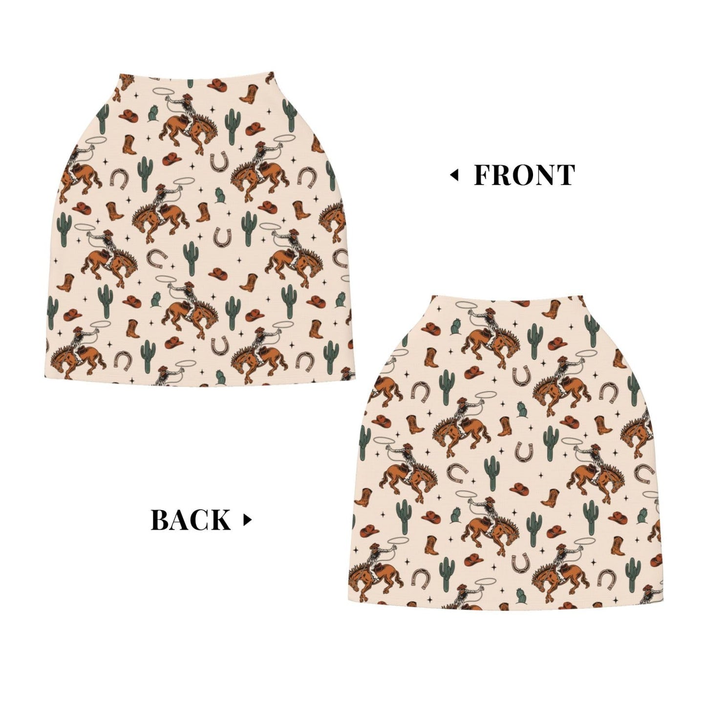 Western Car Seat Covers Baby Multi-Use Car Seat Canopy Carrier Cover, Breathable Breastfeeding Cover Western Baby Stuff Boys & G