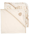Carter'S Baby Hooded Towel (2-Pk Ivory/Khaki)