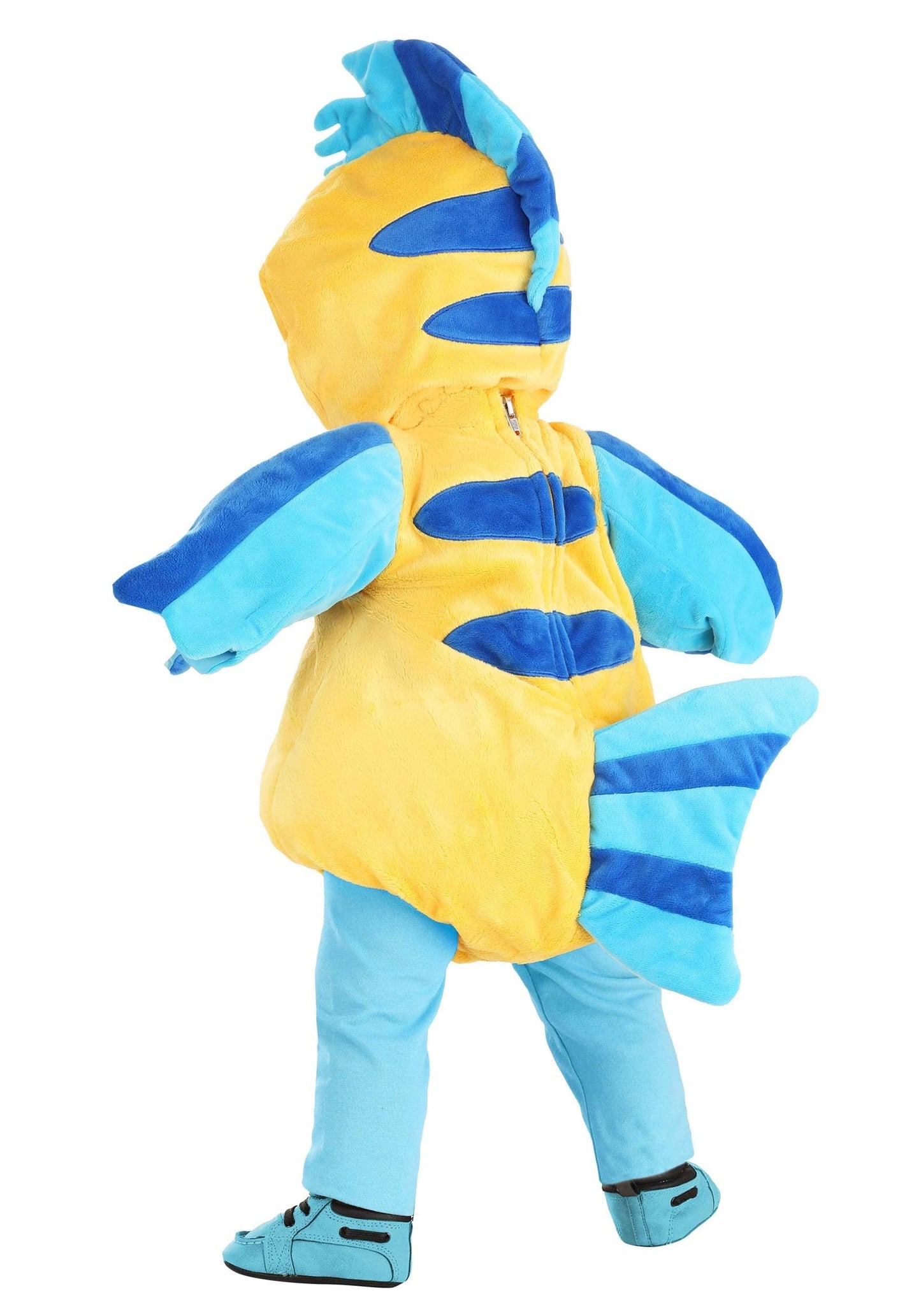 Fun Costumes Disney The Little Mermaid Flounder, Infant, Halloween Cosplay, Ocean Beach Theme Party & Dress Up 12/18 Months