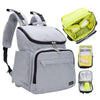 Diaper Backpack For Mom And Dad - Stylish Designer Diaper Bag For Women And Men, Boys And Girls - Baby Bookbag Includes Changing
