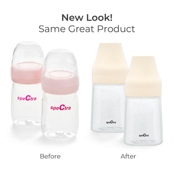 Spectra - Wide Neck Baby Bottles - Compatible With Spectra Breast Milk Pump Flanges (Pack Of 2)