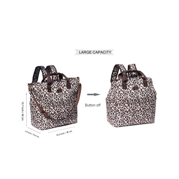 Esvan Diaper Tote Bag Totepack Backpack Crossbody Bag 3 In 1 For Women Laptop Backpack Multifunctional With Insulated Pockets (D